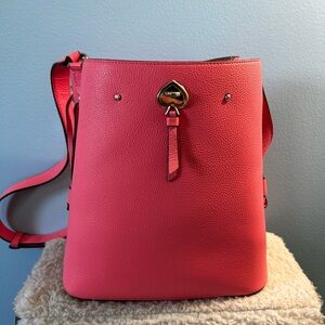 Kate Spade Pink Shoulder Bag with Gold Hardware